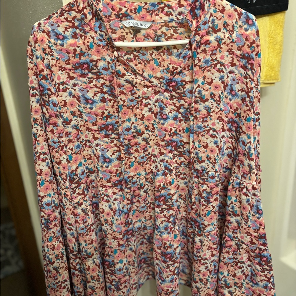 Ophelia Rose Floral Blouse